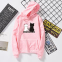 Couple plus fleece hooded sweater Korean student jacket