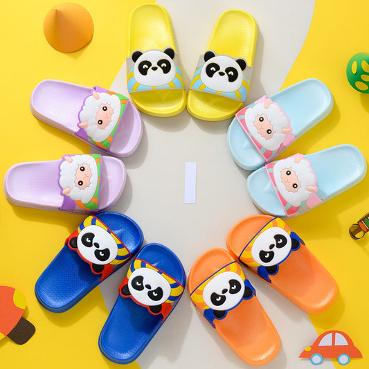 Cute cartoon children non-slip Korean slippers