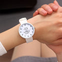 Fashion small dial lady thin strap student watch