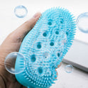 Silicone bath brush