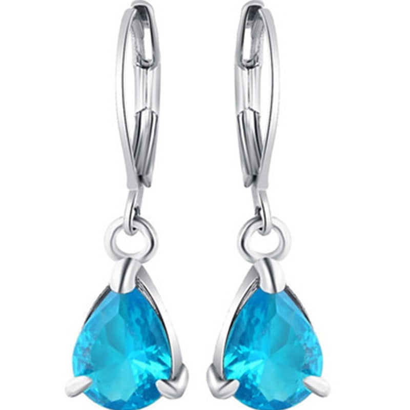 Hot Sale Inlaid Zircon Female Earrings