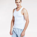 Men's Vest Cotton Slim Fit Sports Bottoming Shirt Breathable Stretch Underwear