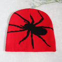 Multi-Color Trendy All-match Spider Warm Soft Comfortable Personality Jacquard Knitted Woolen Cap Street Ins Style