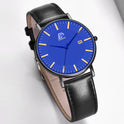 Calendar Quartz Men's Fashion Casual Belt Watch