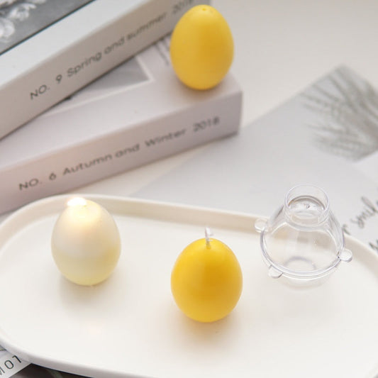 DIY Aromatherapy Candle Egg-shaped Plastic Mold