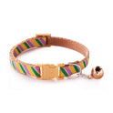 Twill Printed Cloth Collar Pet Bells