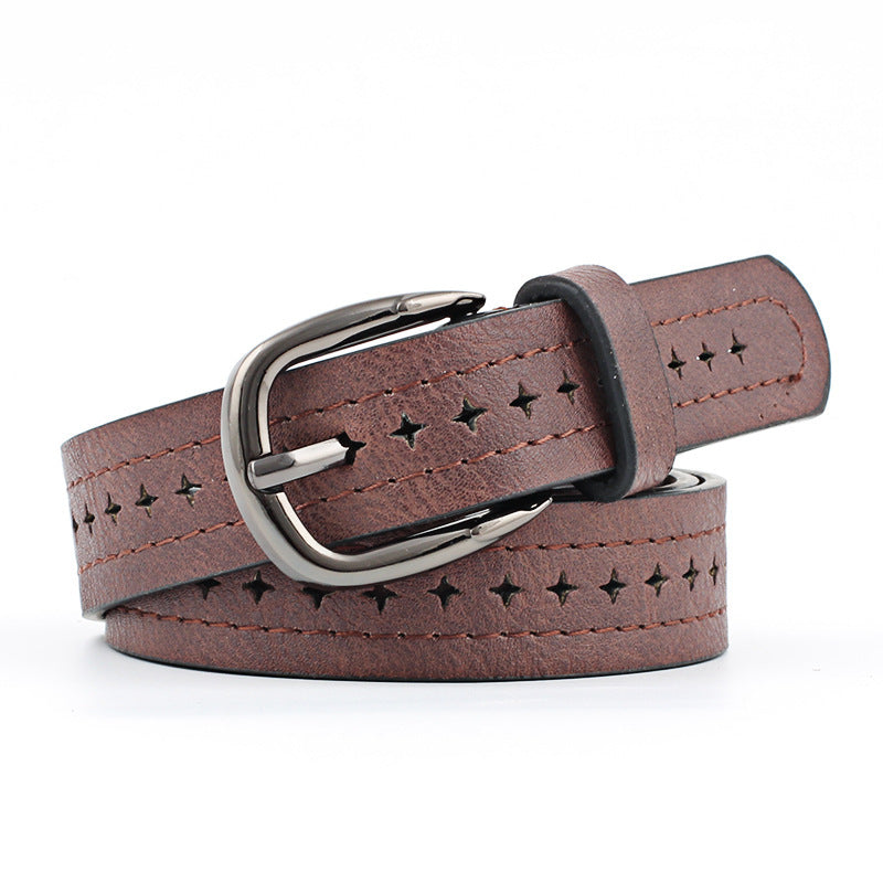 Alloy pin buckle belt