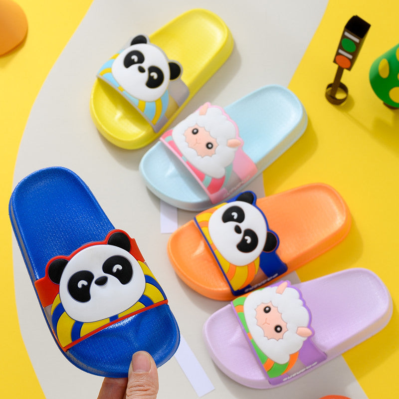 Cute cartoon children non-slip Korean slippers