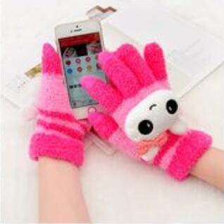 Student cotton touch screen gloves