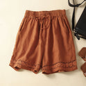 Summer Thin Linen Shorts For Women