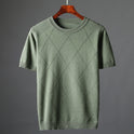 Men's Sweater Short Sleeve Fashion Spring And Summer Knitted