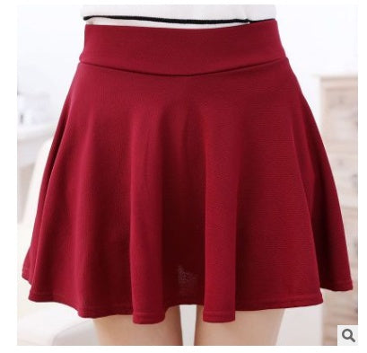 Spring and summer new Korean version of the high waist pettiskirt sun skirt anti-light safety half-length skirt explosion