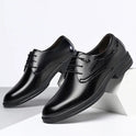 Men's Business Leather Shoes Men's Black Casual Genuine Cowhide Formal Wear Korean Fashion Shoes