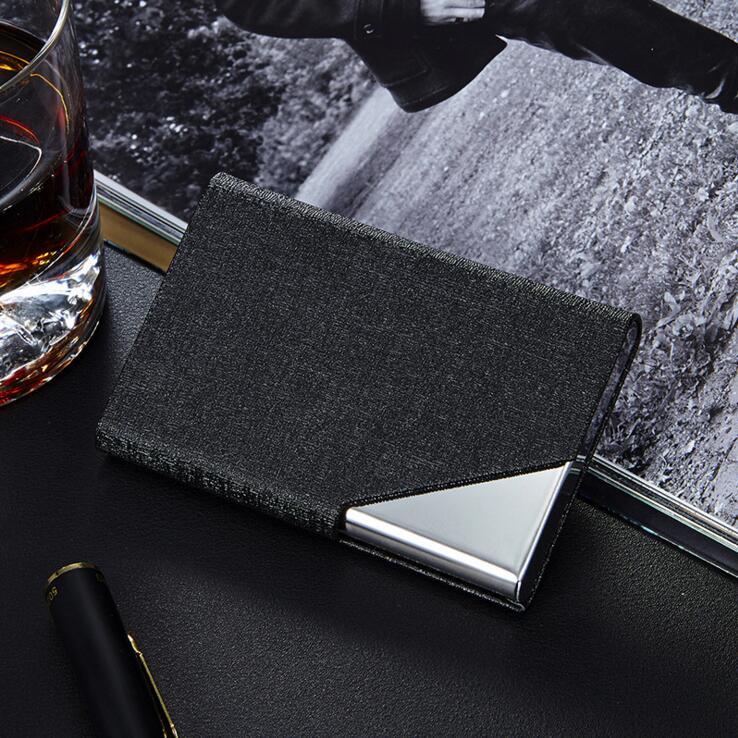 Aluminum creative business card holder