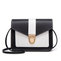 Square bag contrast simple shoulder bag