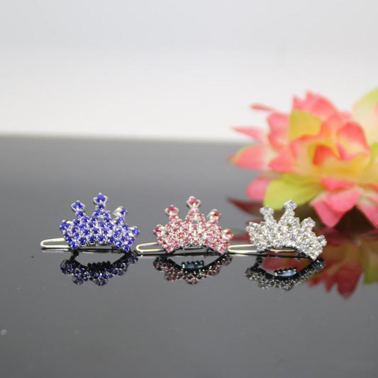 Rhinestone Crown Hairpin Children's Hair Accessories