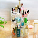 Makeup Organizer 360 Rotating plastic Cosmetics Storage Case Detachable Spinning Makeup Holder Storage