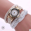 Fashion watch ladies fashion watch, diamond twisted pu belt winding fashion watch