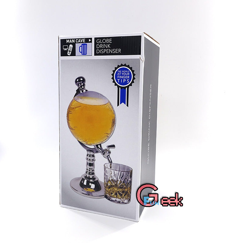 جديد Globe Wine Decanters موزع مشروبات الكحول 1.5 لتر لعبة شرب موزع الخمور مصافي موزع بار إكسسوارات جديدة