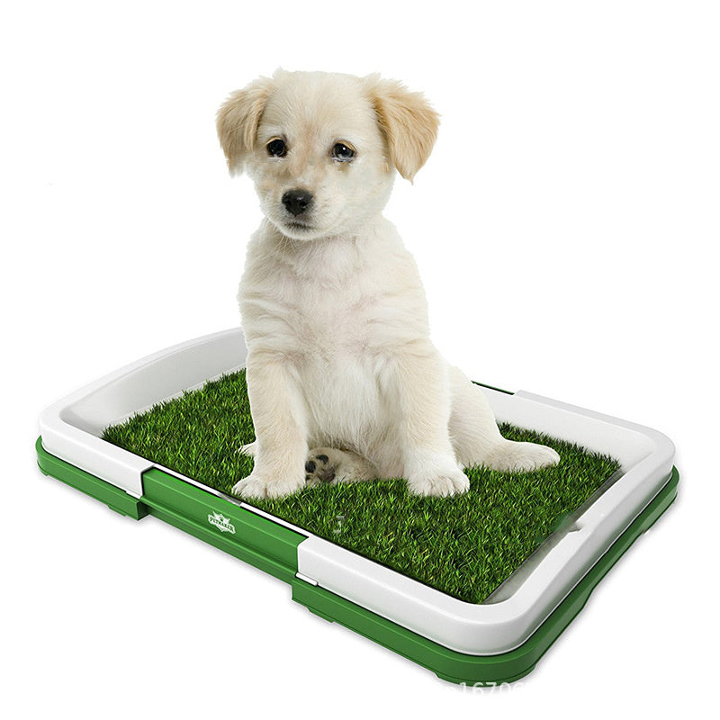 Dog Cleaning Tool Grid Lawn Flat Toilet Dog Potty