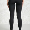 European and American stitching mesh yoga pants