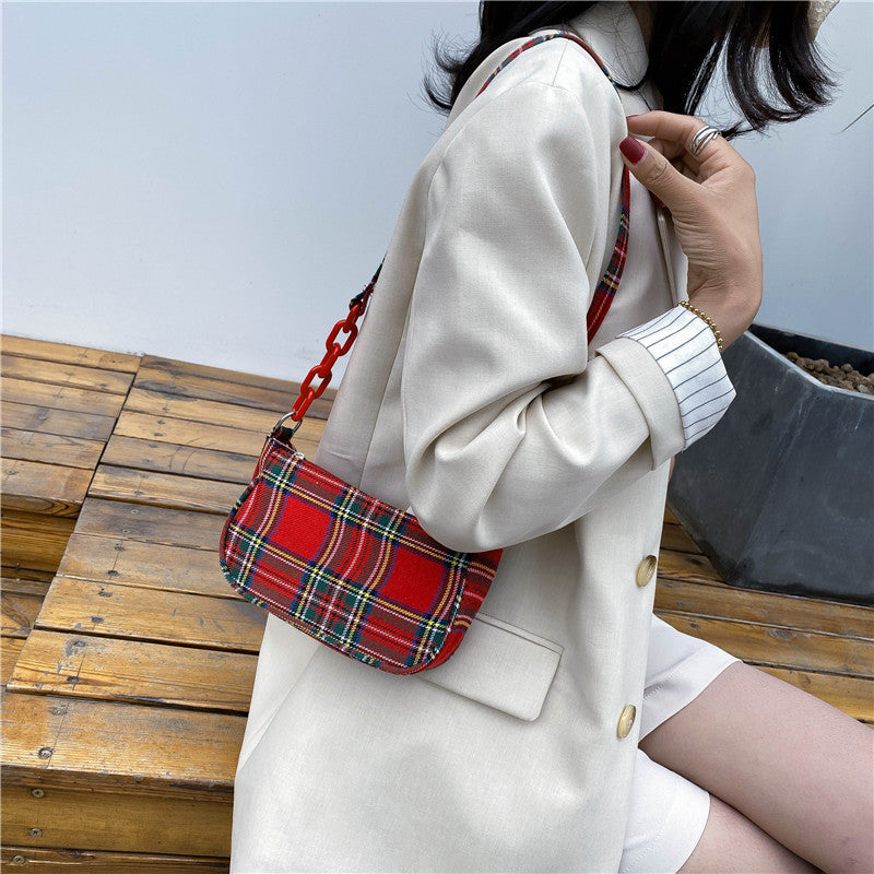 Fashion One-shoulder Messenger Portable Baguette Bag