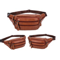 Fashion New Men's Leather Belt Bag Messenger Bag