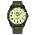 Watch Men's Nylon Watchband Calendar Quartz Watch