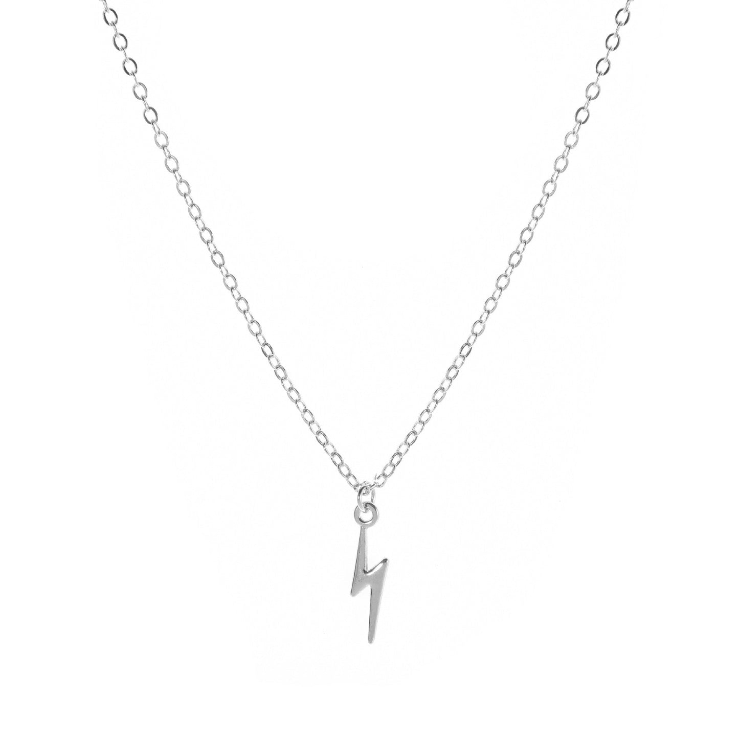 Women's Fashion Alloy Mini Lightning Pendant Necklace