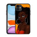 Black girl phone case