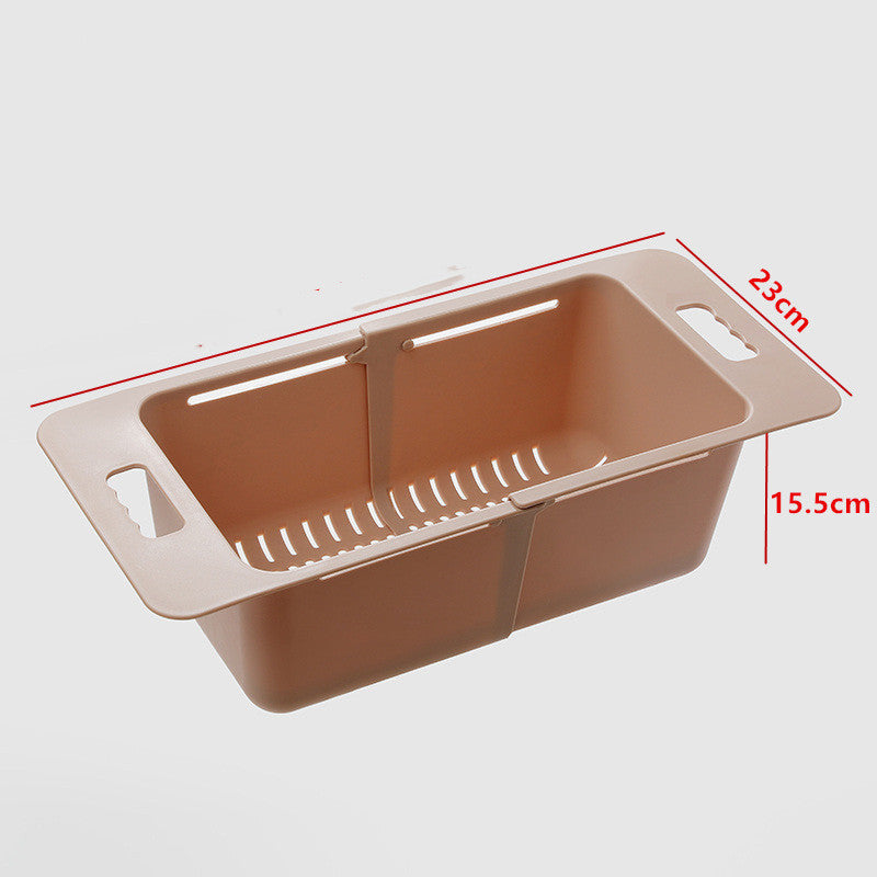 Kitchen Sink Drain Retractable Storage Rack