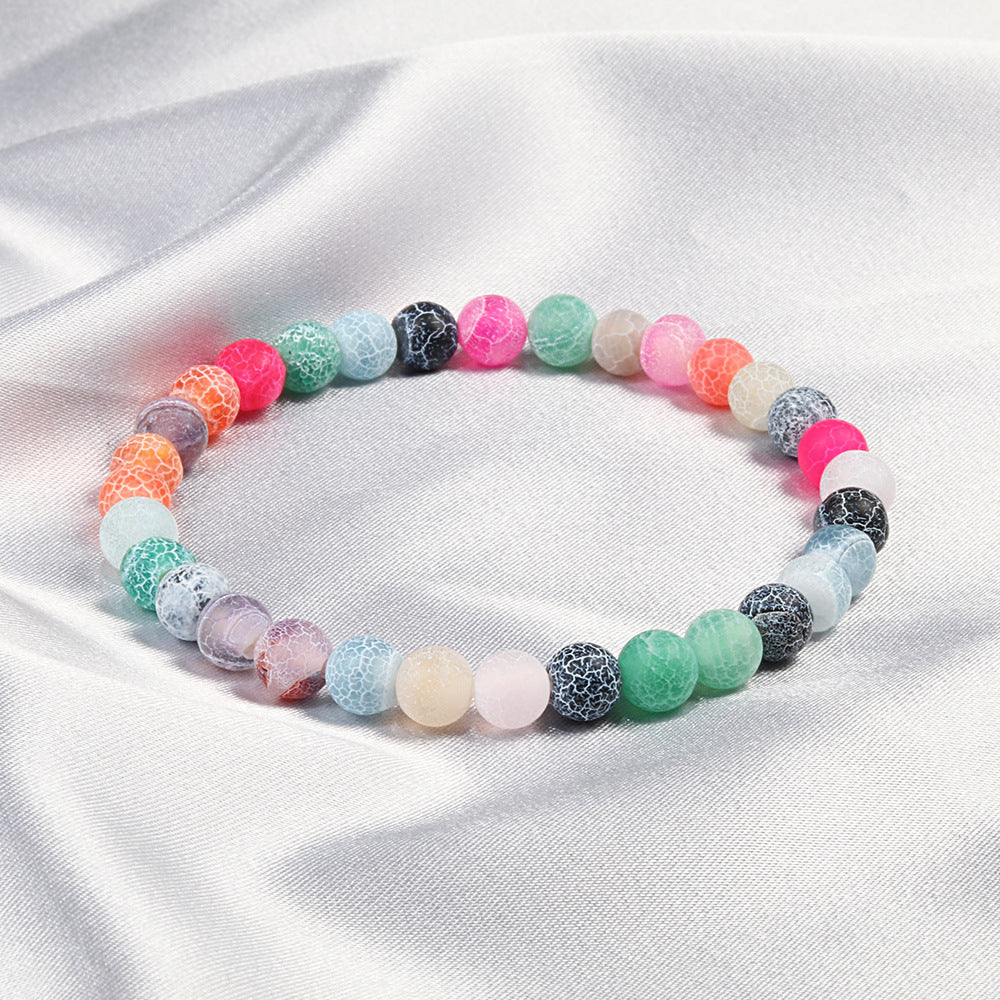 Frosted Weathering Yoga Energy Bracelet