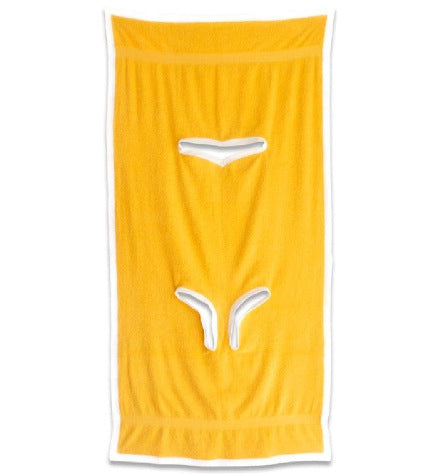 Beach towels can be worn