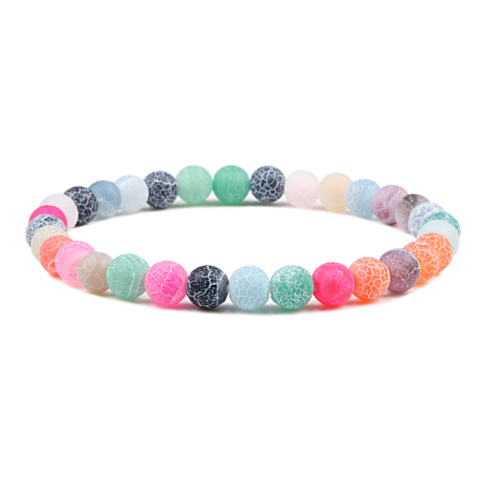 Frosted Weathering Yoga Energy Bracelet