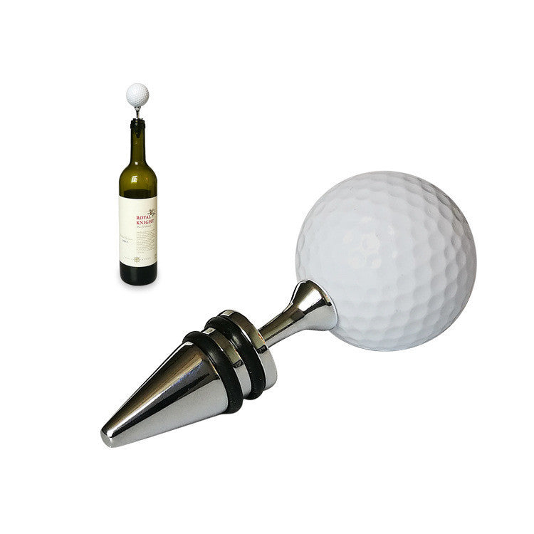 Creative Golf Wine Stopper Creative Zinc Alloy Wine Bottle Stopper