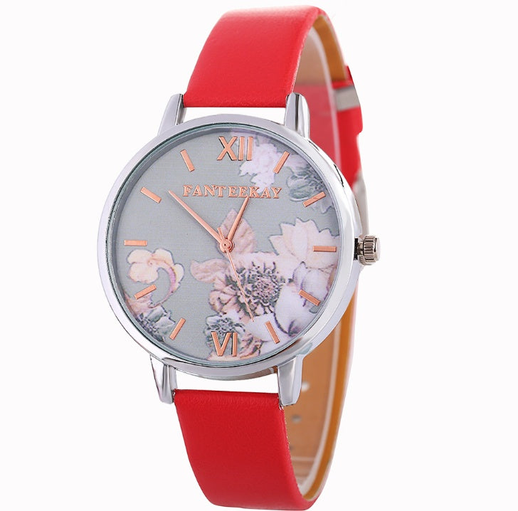 Women's Quartz Watches Major Brand Huawa Belt Quickly Sells Wish Source Broken Flower Watches