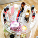 Makeup Organizer 360 Rotating plastic Cosmetics Storage Case Detachable Spinning Makeup Holder Storage