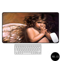 Angel Pattern Large Office Non-Slip Mouse Pad