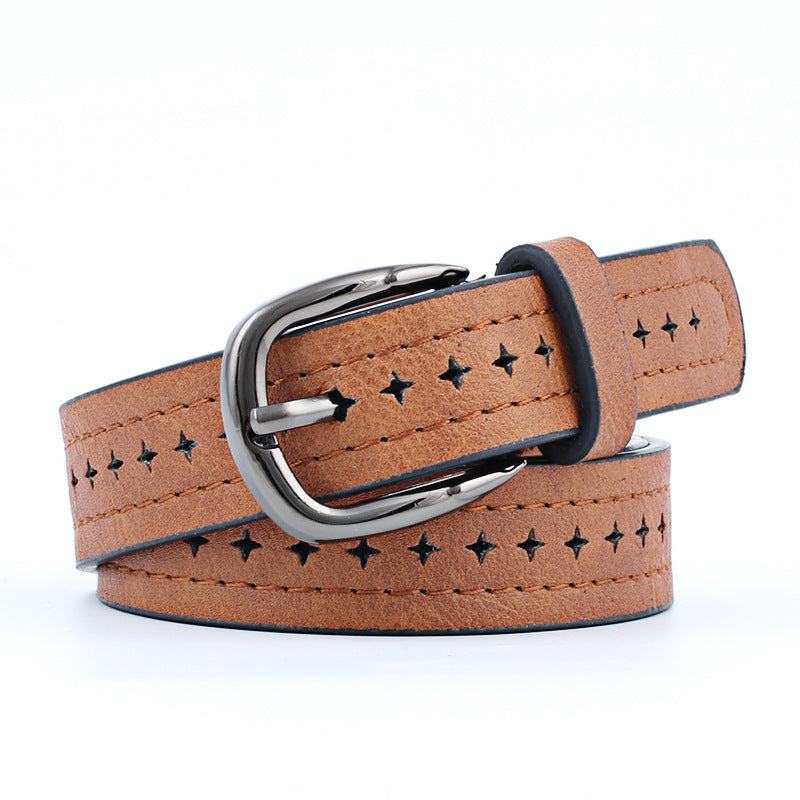 Alloy pin buckle belt