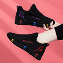 Breathable Women Tennis Shoes Outdoor Air Mesh Fitness Fabric Sock Sneakers