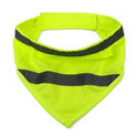 Dog Reflective Bandanas Pet Triangular Towel Scarf Bright Color Polyester Bib