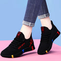 Breathable Women Tennis Shoes Outdoor Air Mesh Fitness Fabric Sock Sneakers