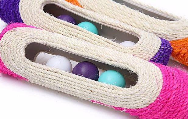 Long Roller Three-snap Badminton Pet Toy