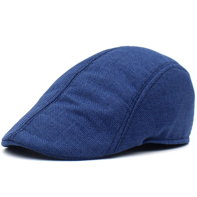 Breathable outdoor retro peaked cap mesh beret