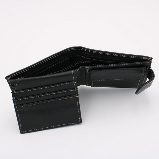 Single zipper horizontal wallet