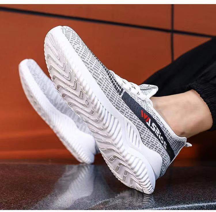 New Flyknit Men's Shoes Korean Style Trendy Casual Shoes Comfortable