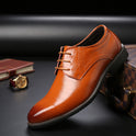 Formal Plus Size Business Men's With Lace Up Leather Shoes