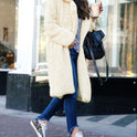 Woolen long coat