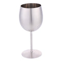 Europe Style 300ml Wine Glass Stainless Steel Wine Goblets Champagne Glass Creative Winecup Durable Beer Drinking Ware