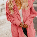 Long Sleeve Sweet Pockets Teddy Bear Coats